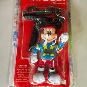 Vintage Mickey & Friends Stopwatch New in Package Disney Kids Sports Watch 1990s